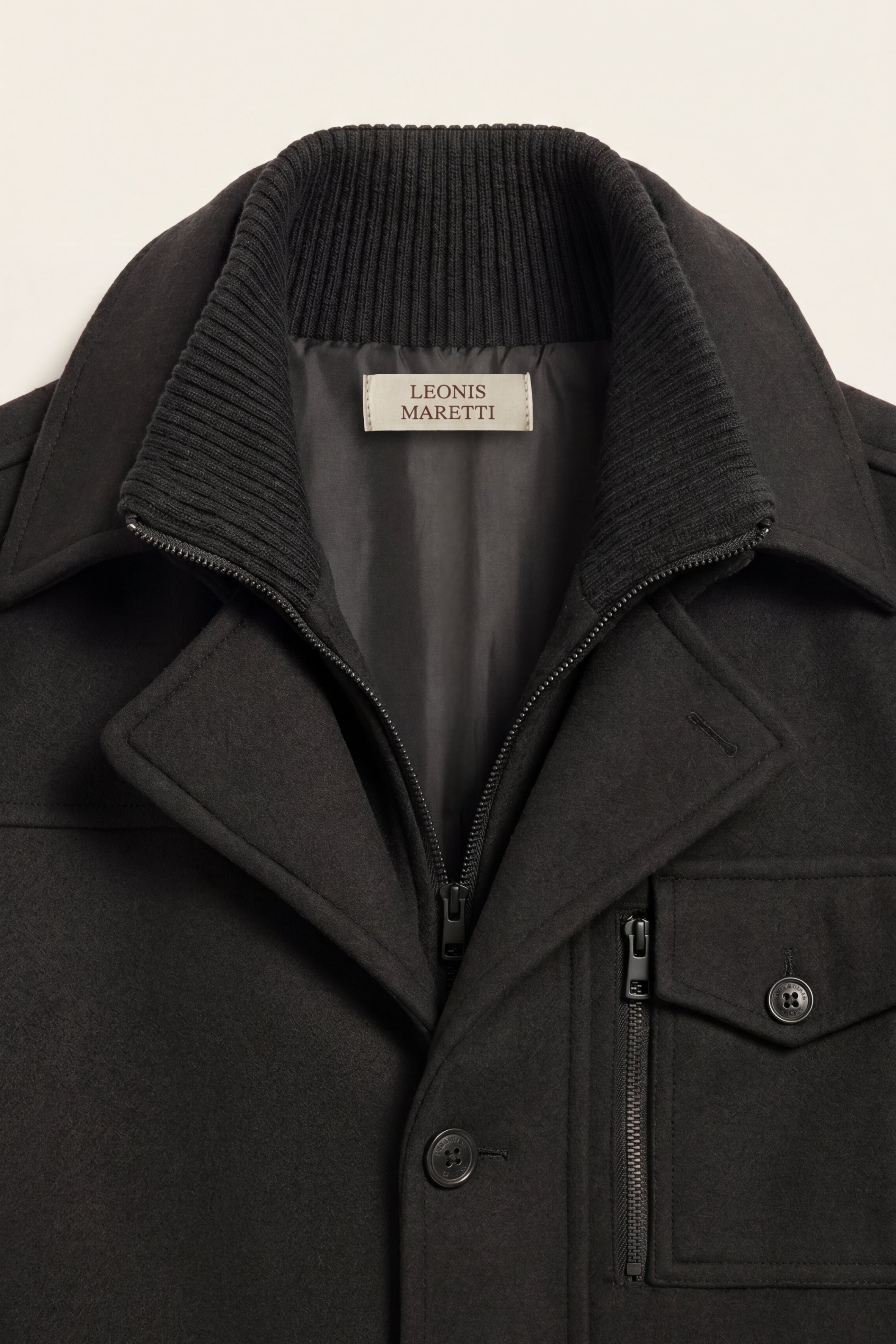 Melvin Field Coat Black