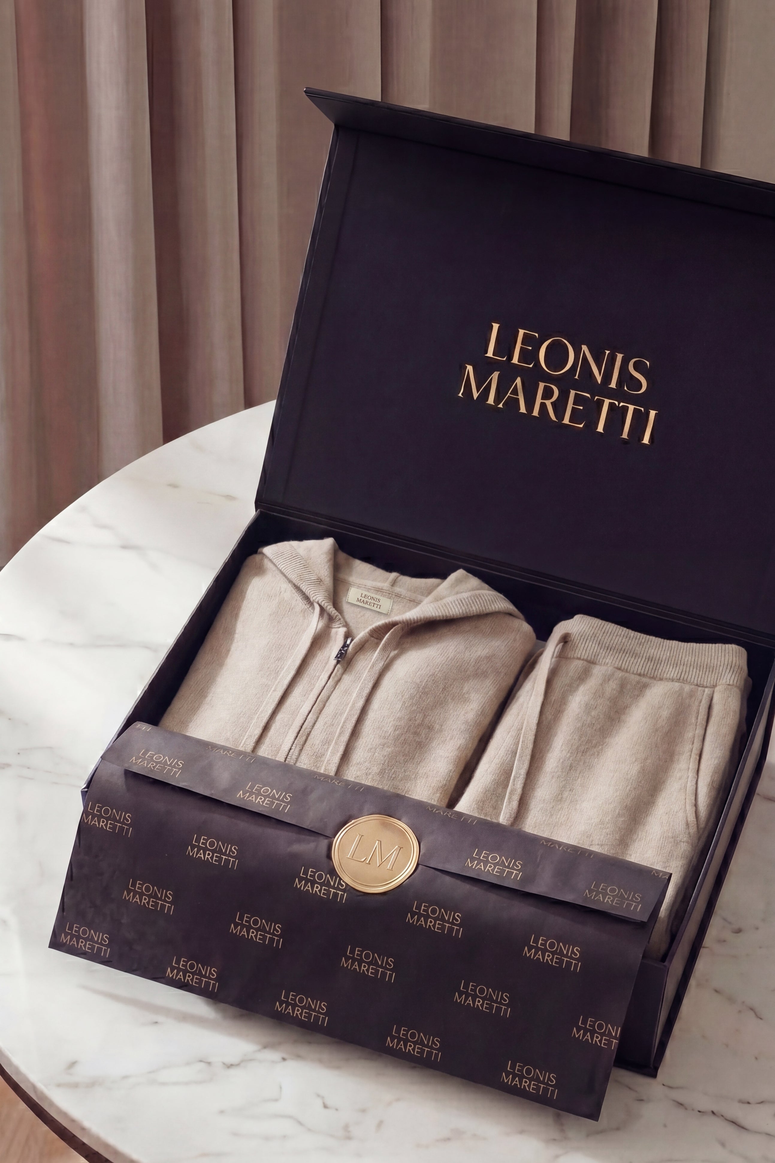 Ariello Cashmere Set Camel
