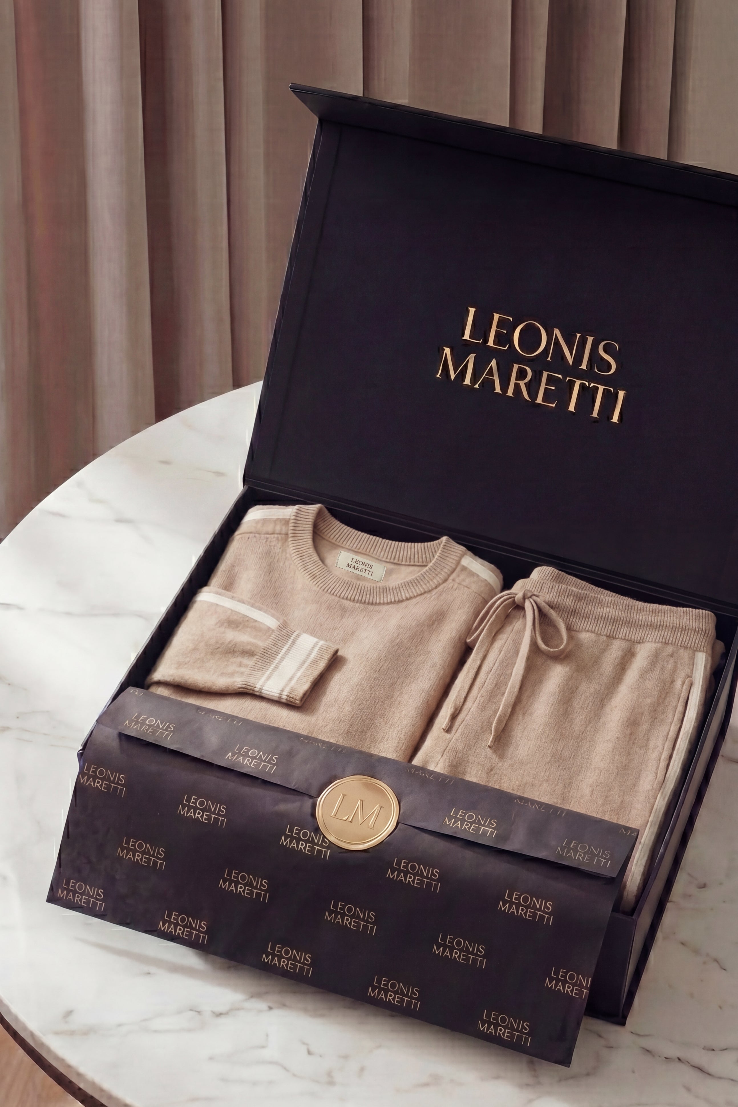Leomar Cashmere Set Sand