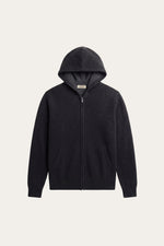Novaro Hooded Zip Knit Grey/Black