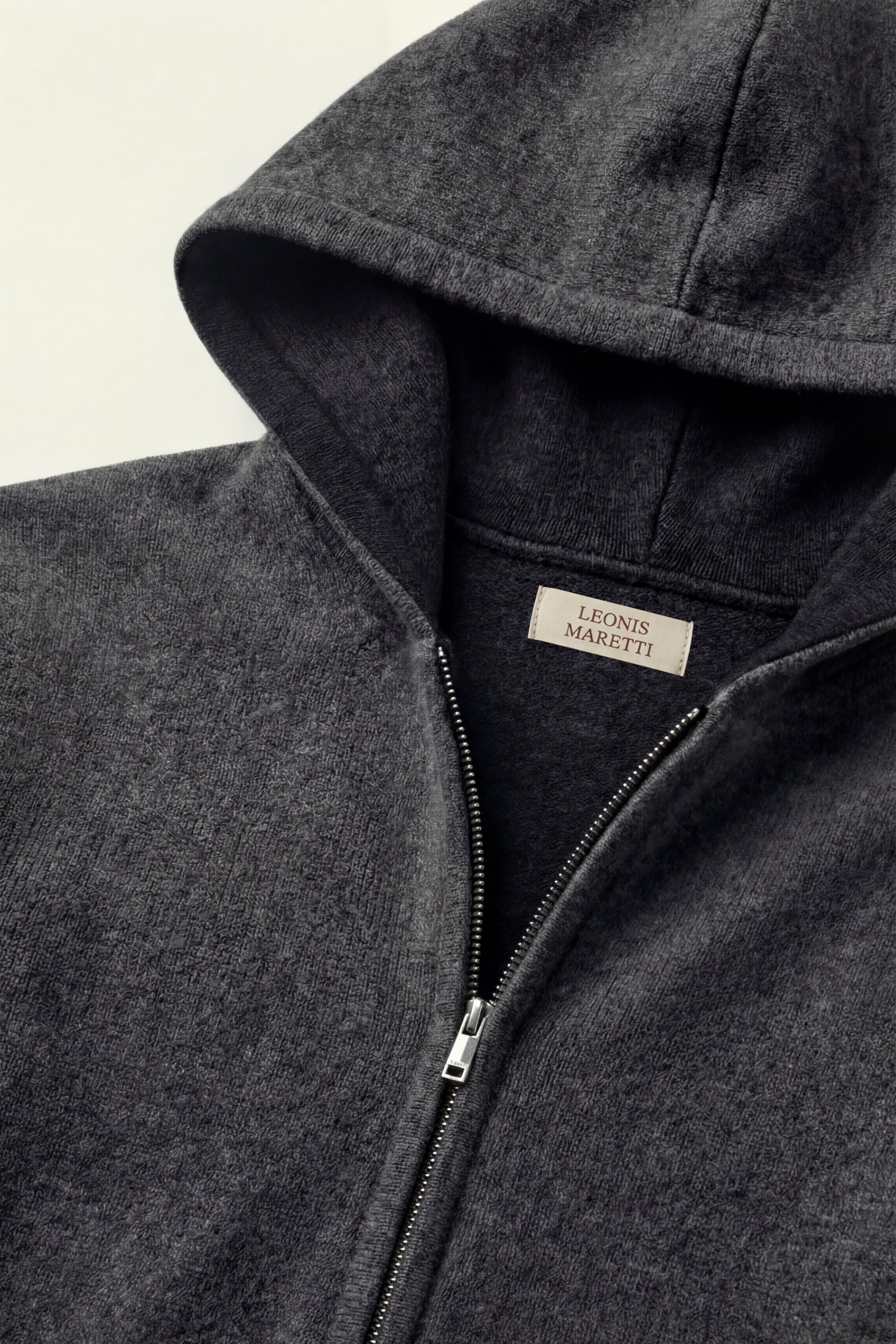 Novaro Hooded Zip Knit Grey/Black