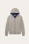 Novaro Hooded Zip Knit  Grey/Blue