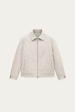 Carlo Zip Jacket Ivory