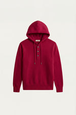 Taviano Hooded Knit Red