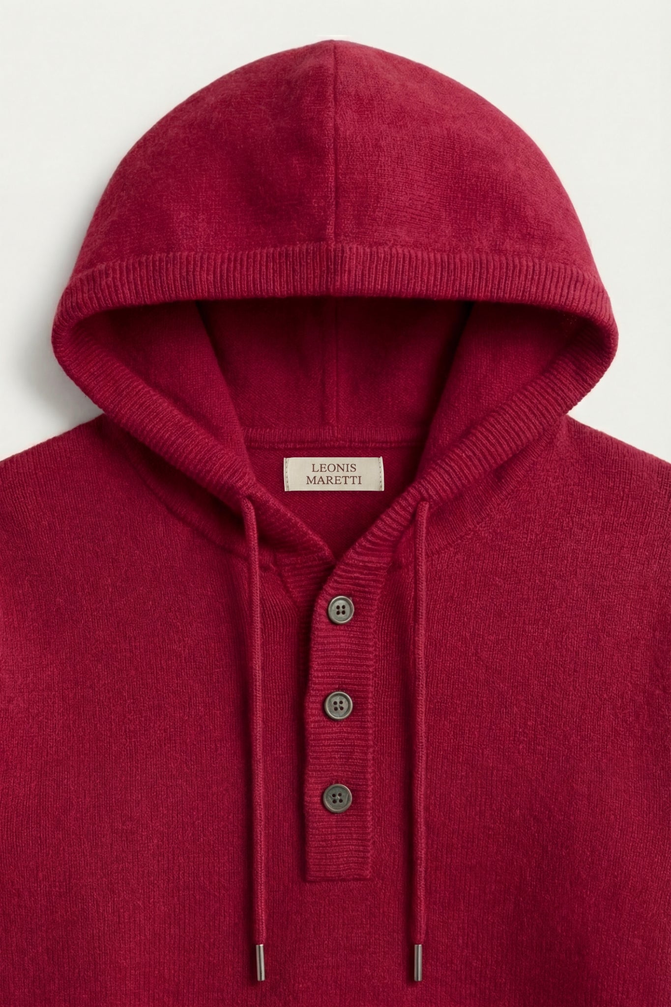 Taviano Hooded Knit Red