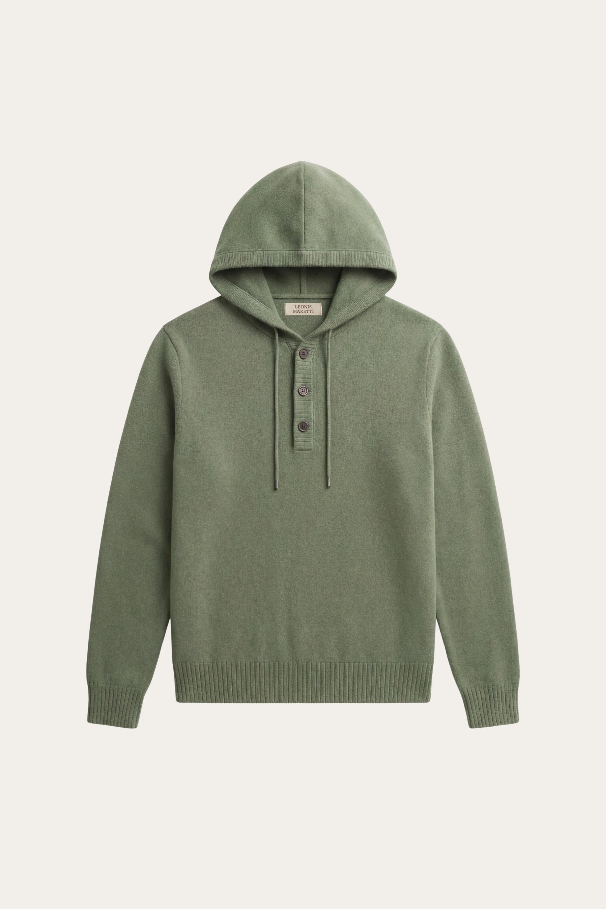 Taviano Hooded Knit Sage Green