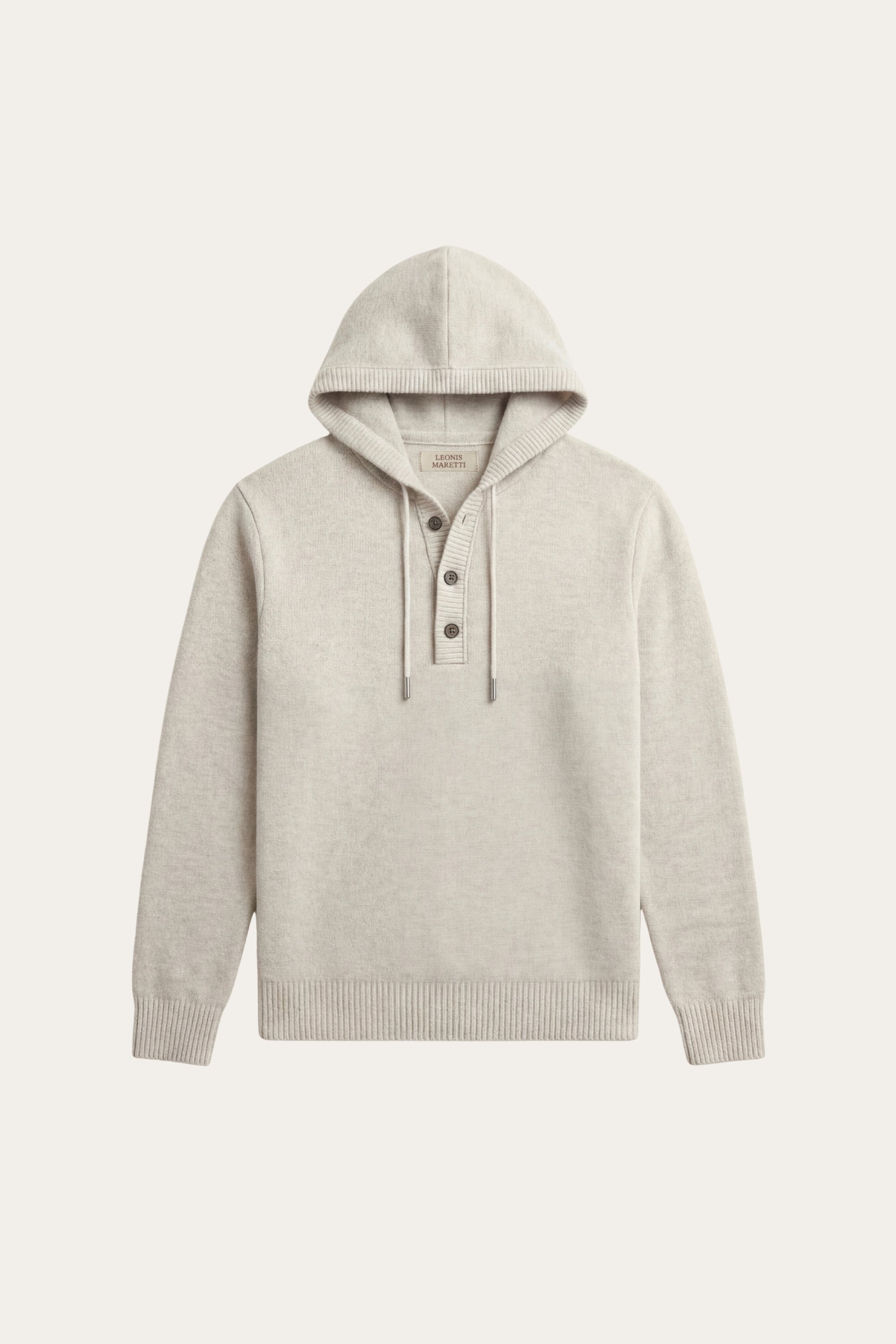 Taviano Hooded Knit Grey