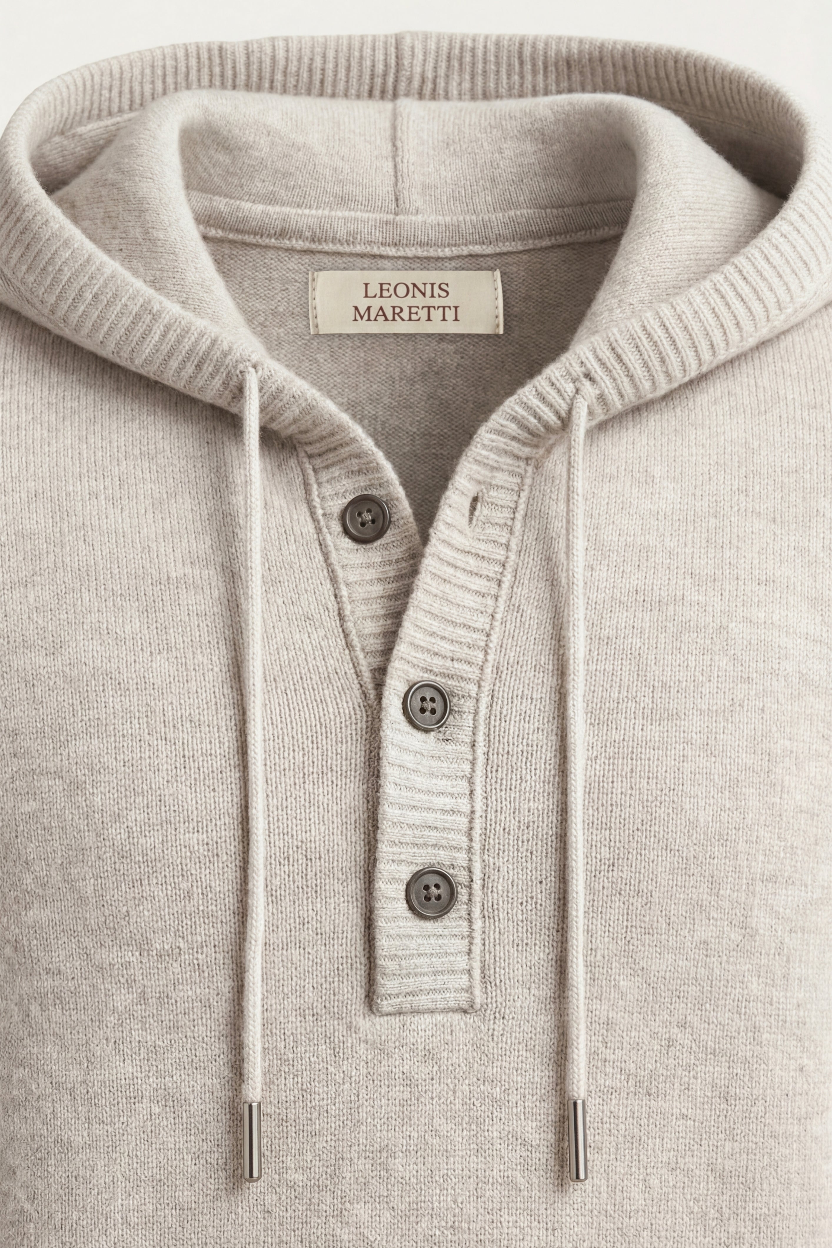 Taviano Hooded Knit Grey