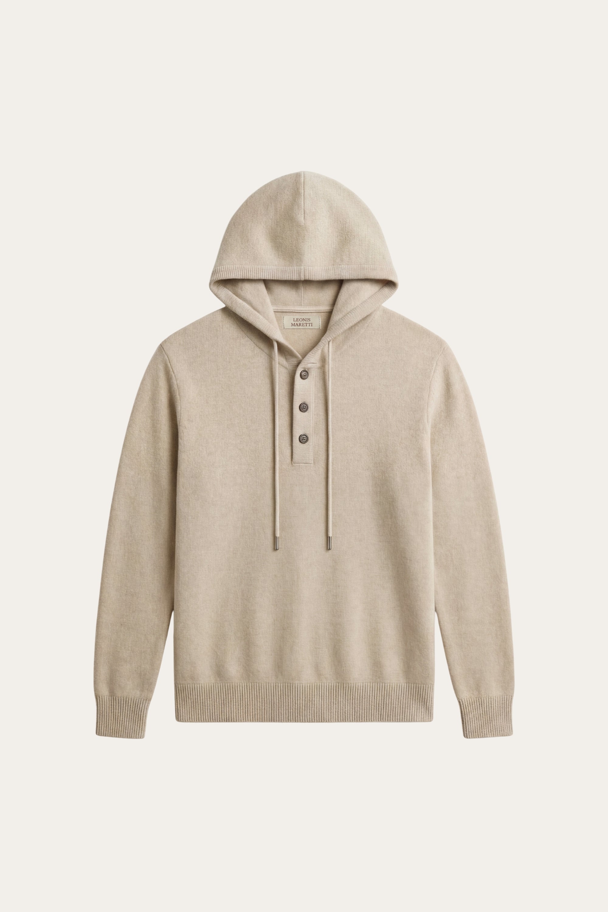Taviano Hooded Knit Beige
