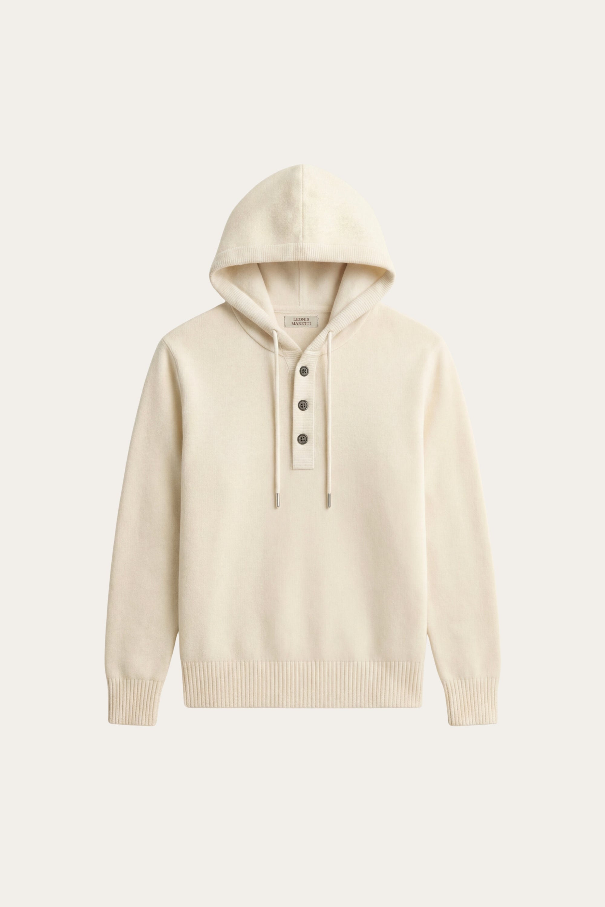 Taviano Hooded Knit Cream