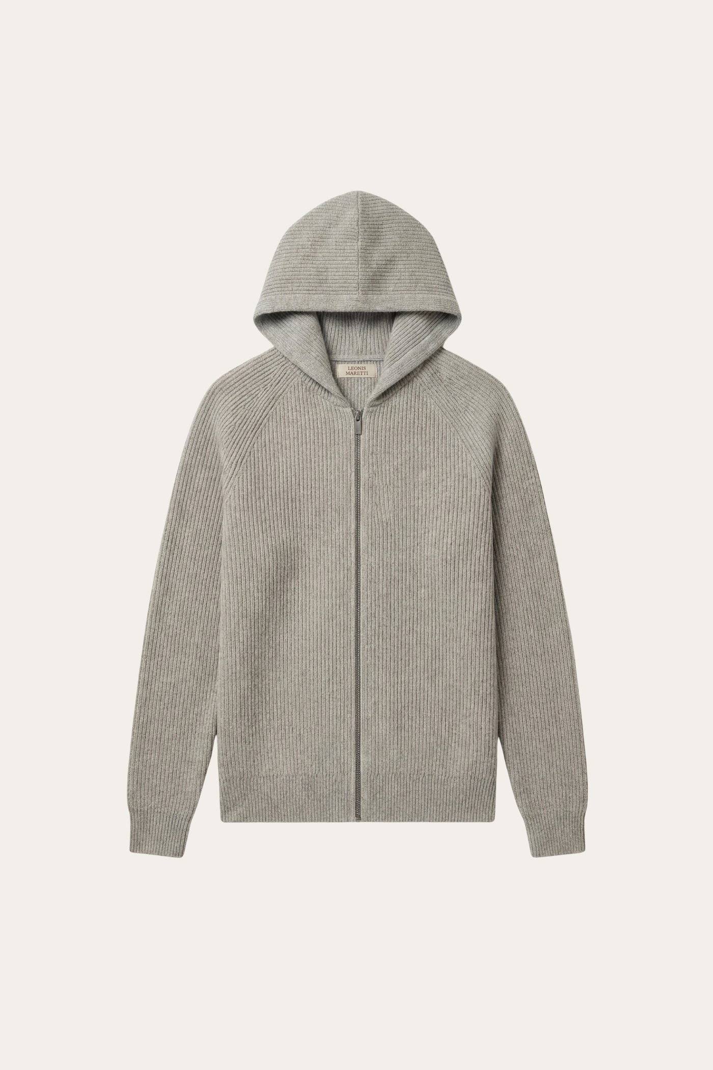 Amalfi Merino Hooded Sweater Grey