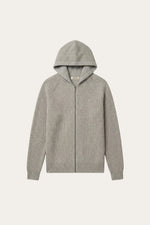 Amalfi Merino Hooded Sweater Grey