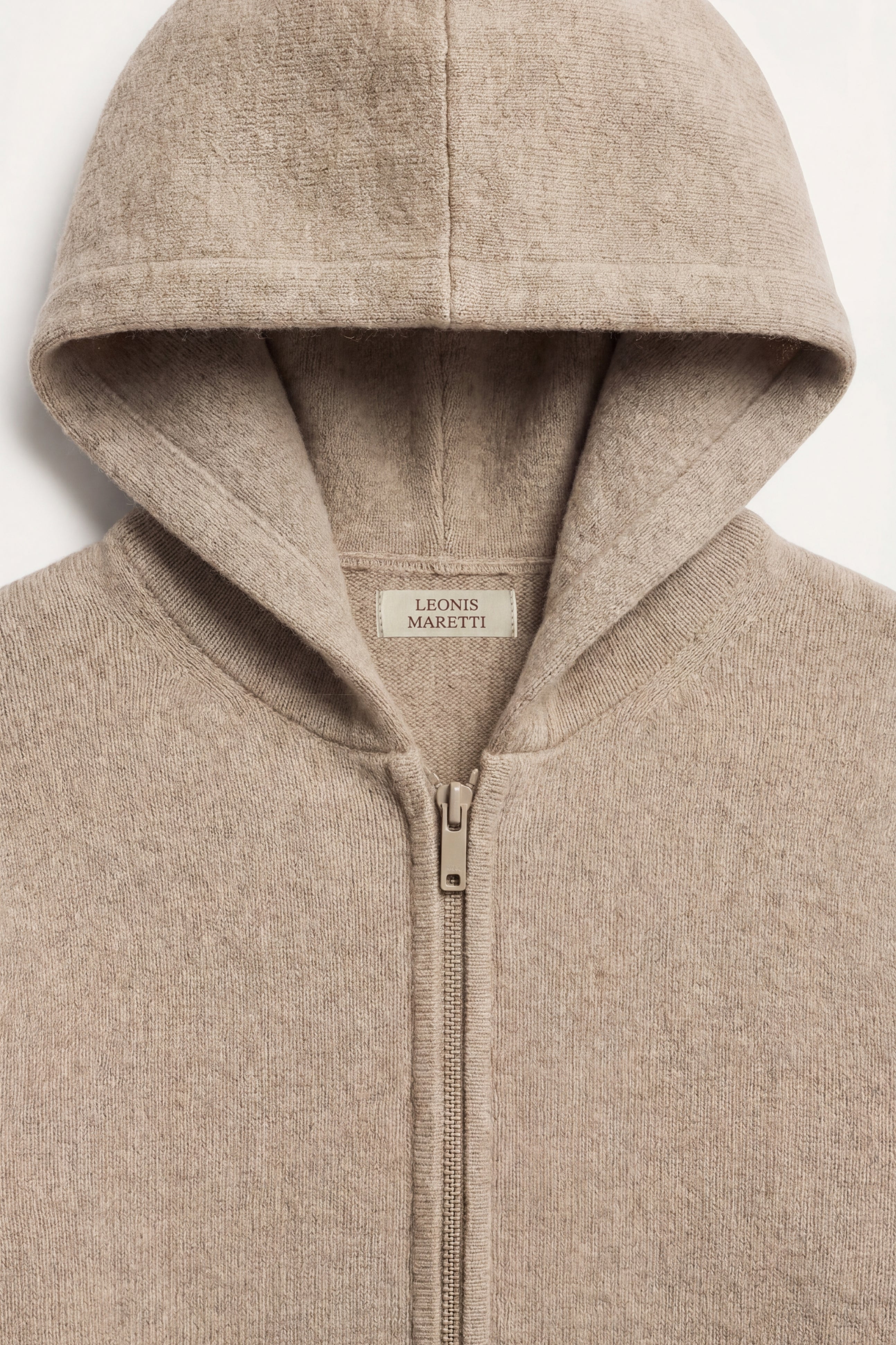 Tavole Hooded Zip Taupe