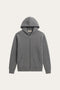 Tavole Hooded Zip Dark Grey