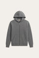 Tavole Hooded Zip Dark Grey