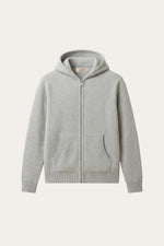 Tavole Hooded Zip Grey