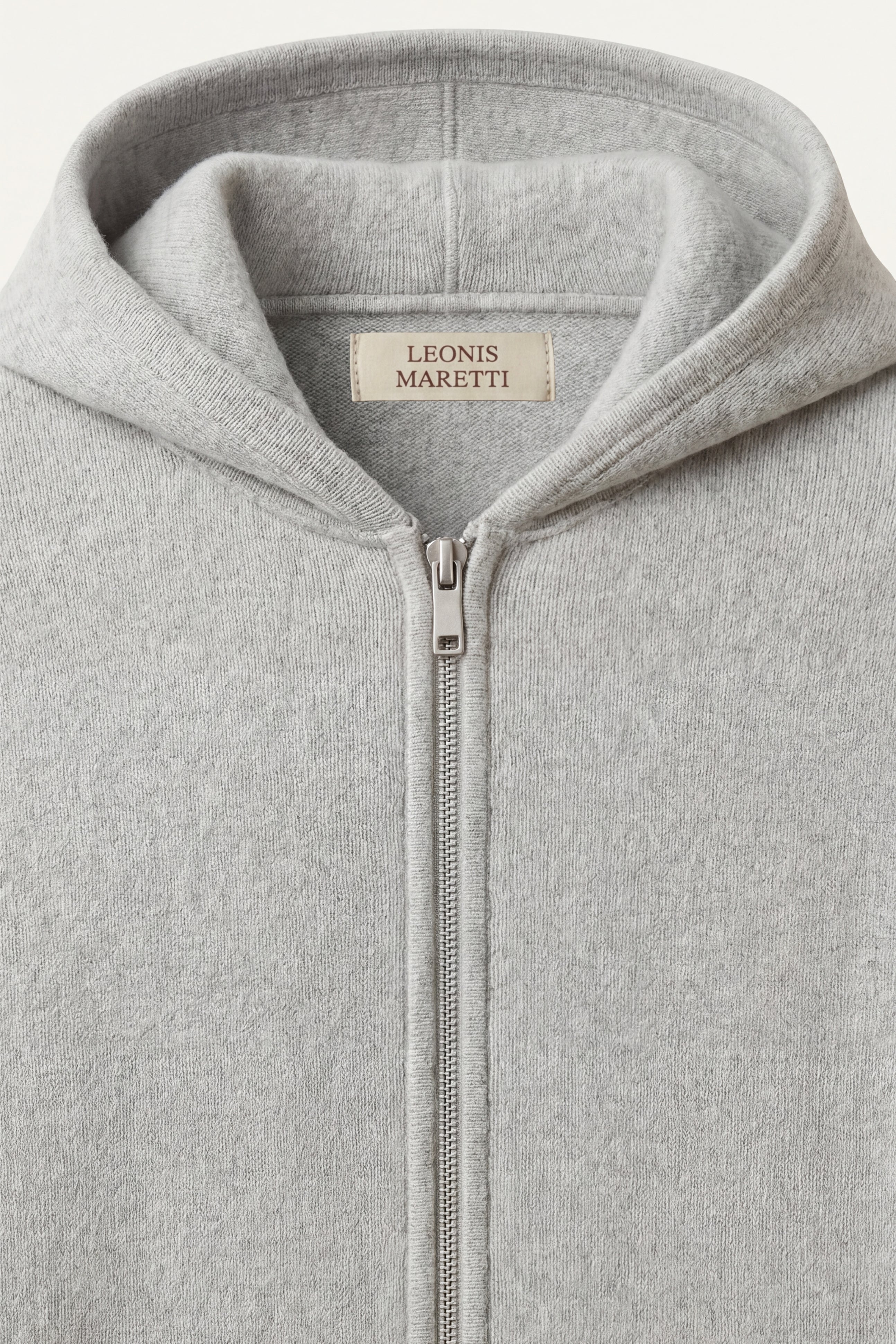 Tavole Hooded Zip Grey