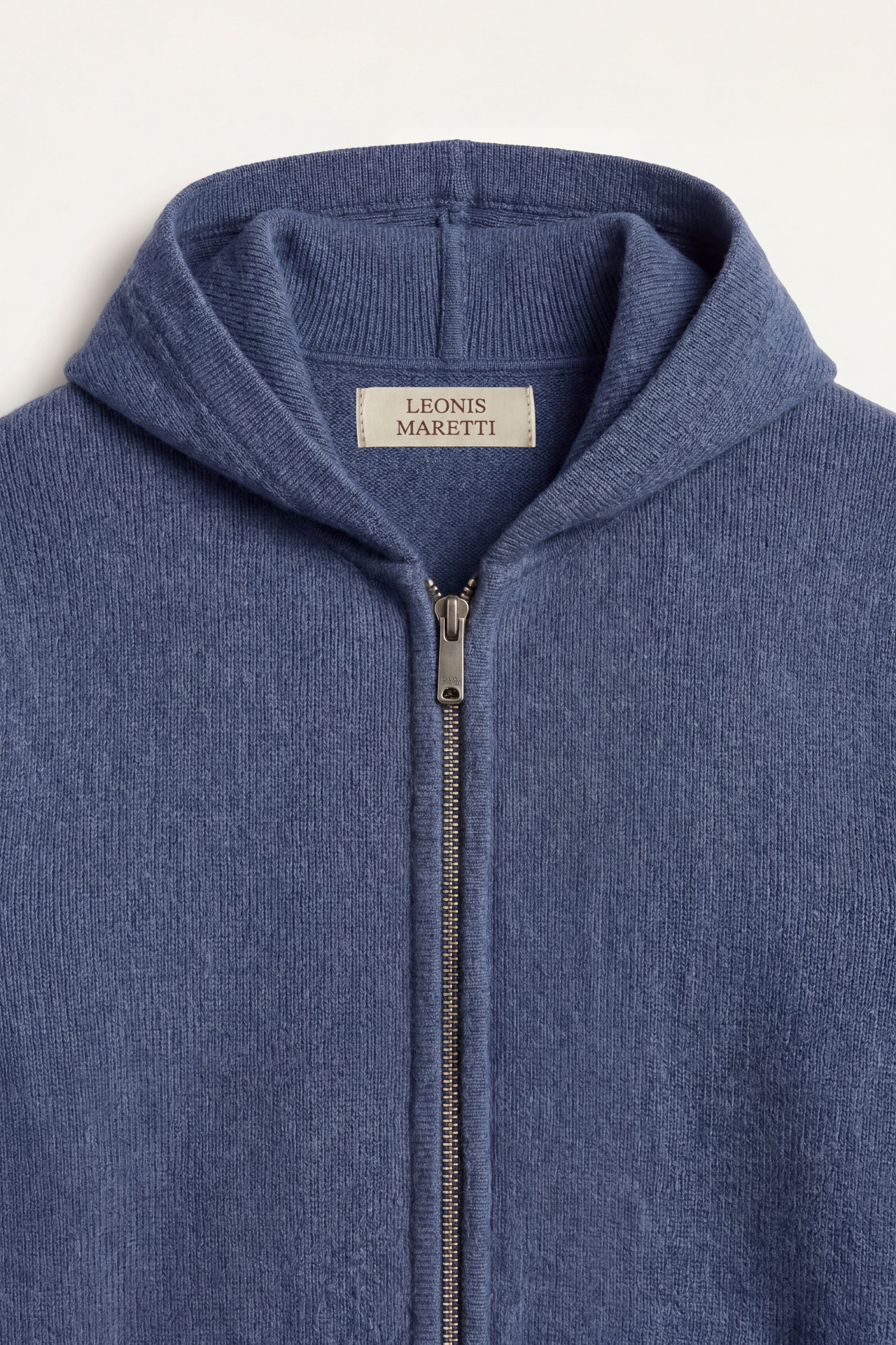 Tavole Hooded Zip Blue