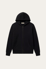 Tavole Hooded Zip Black