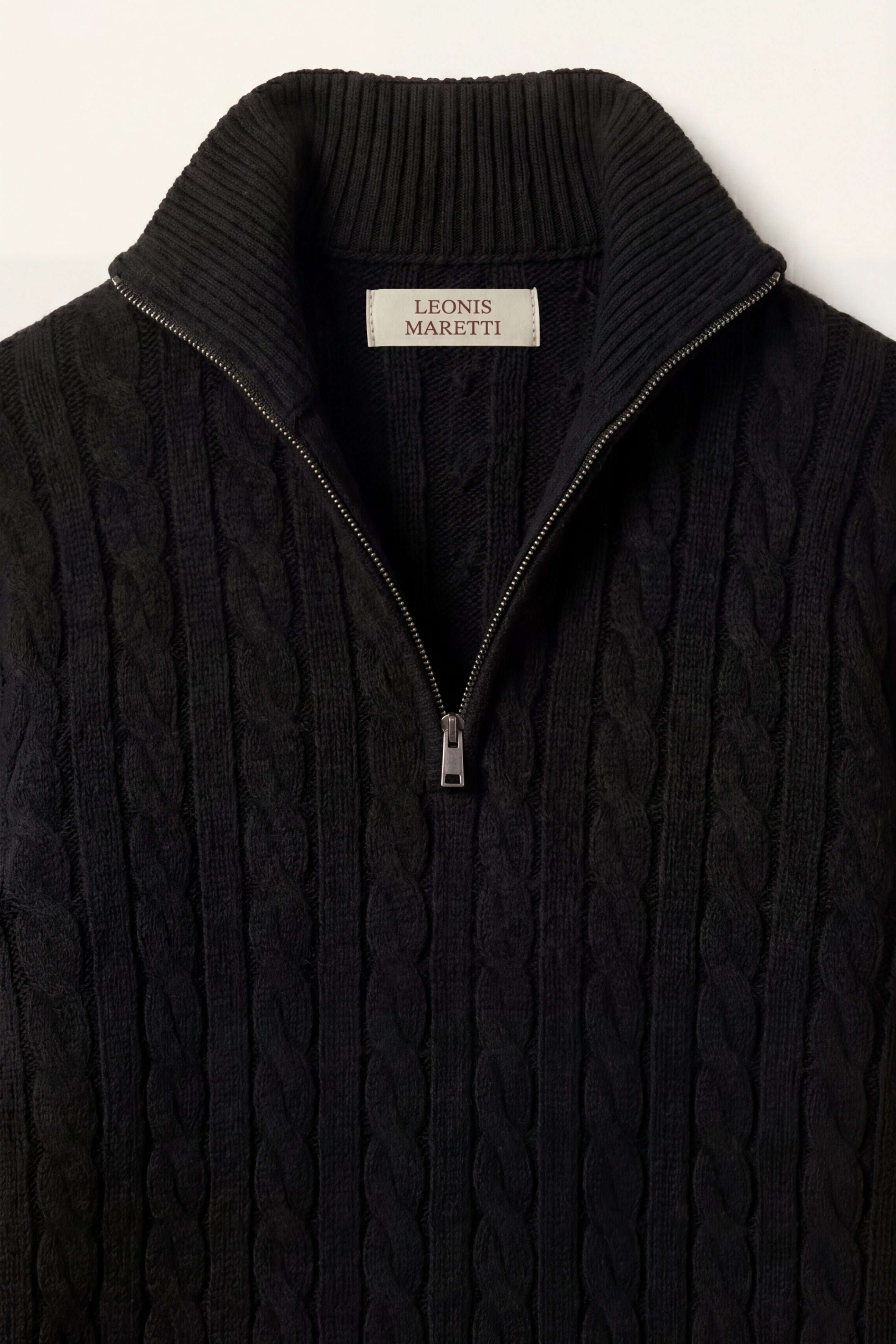 Medici Cable Knit Black