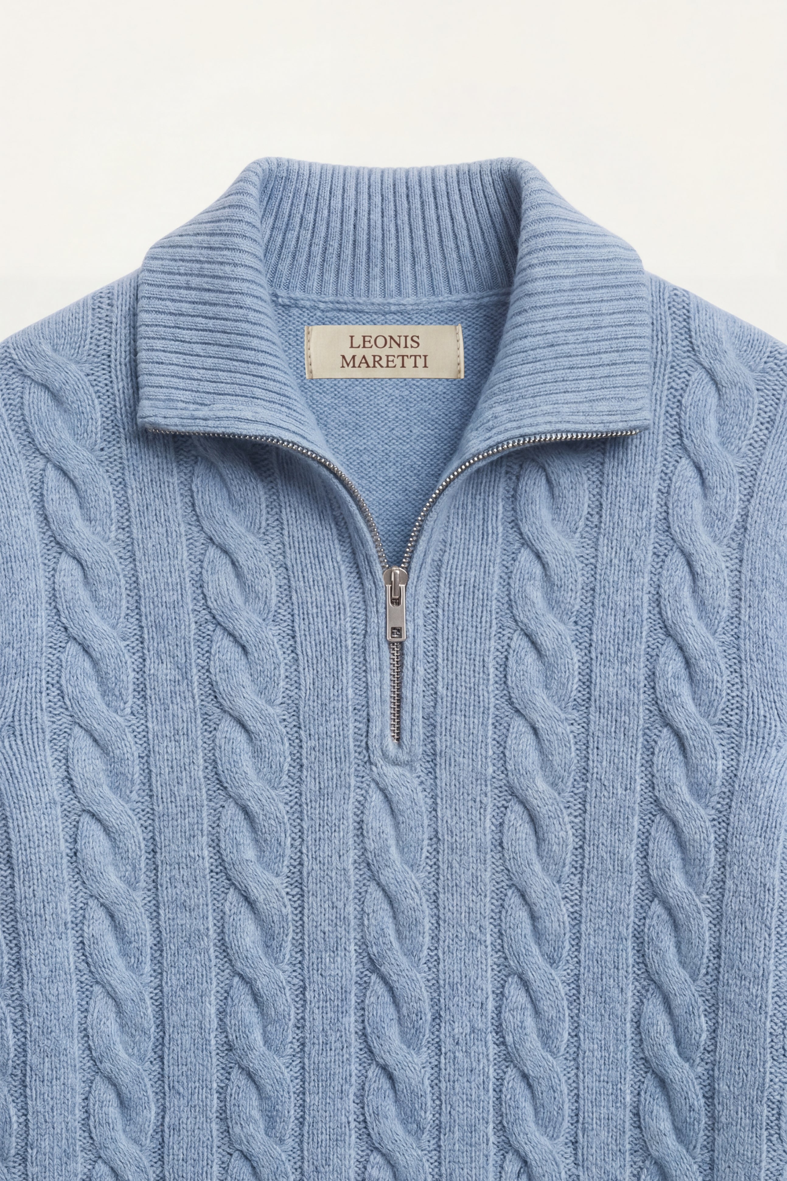 Medici Cable Knit Light Blue