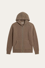 Sorrento Hooded Knit Brown