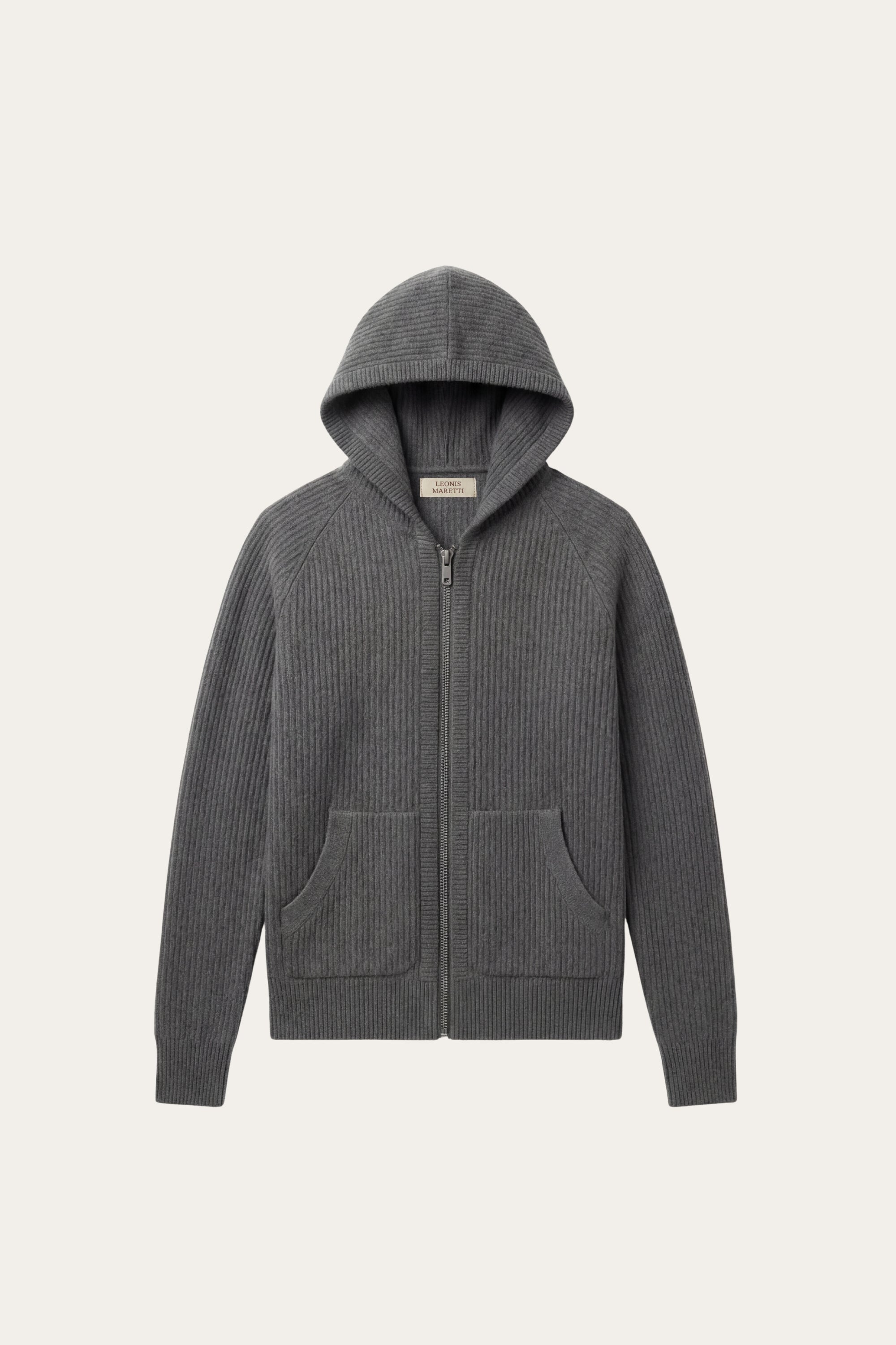 Sorrento Hooded Knit Dark Grey