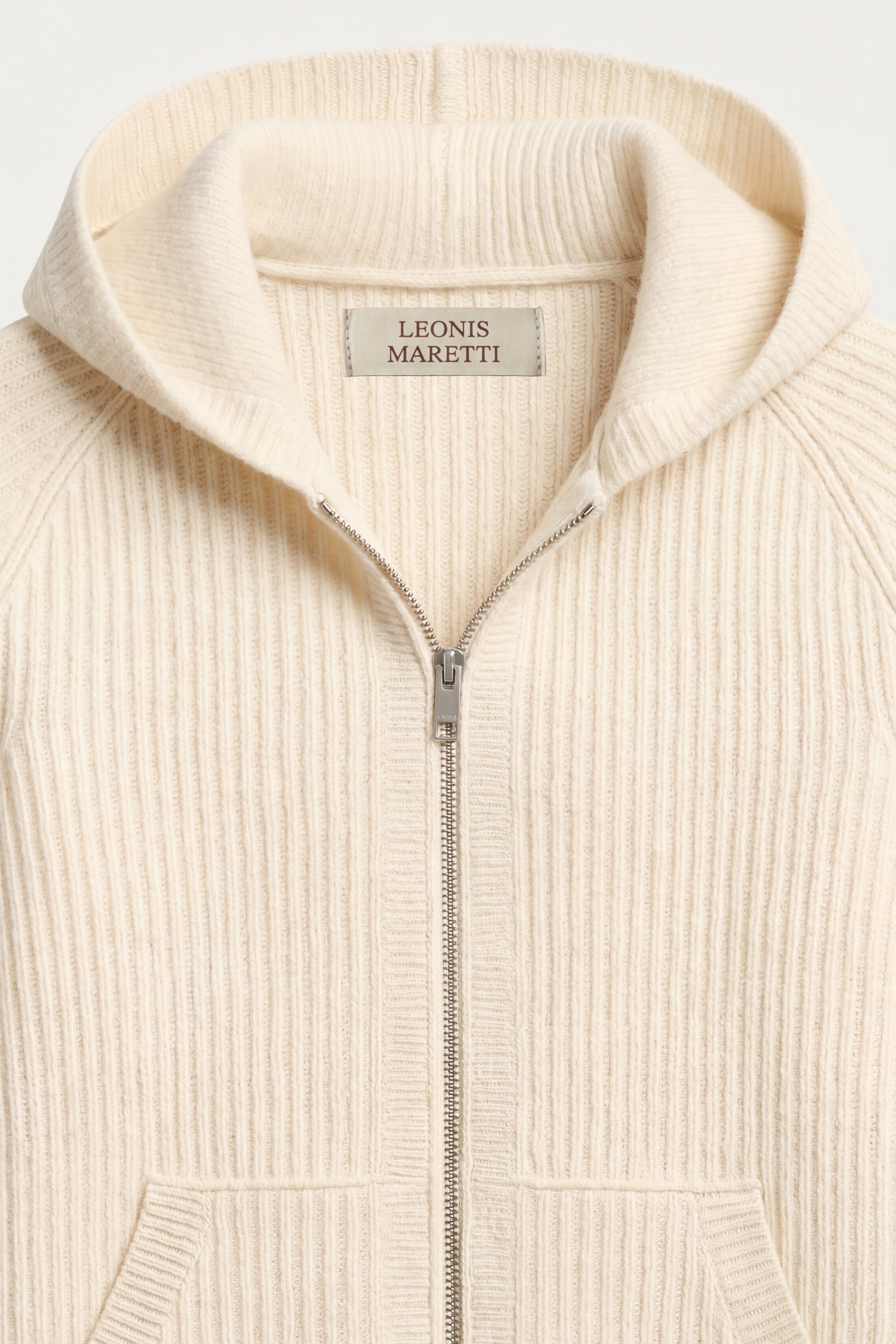Sorrento Hooded Knit Ivory