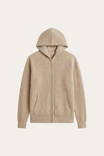 Sorrento Hooded Knit Light Brown