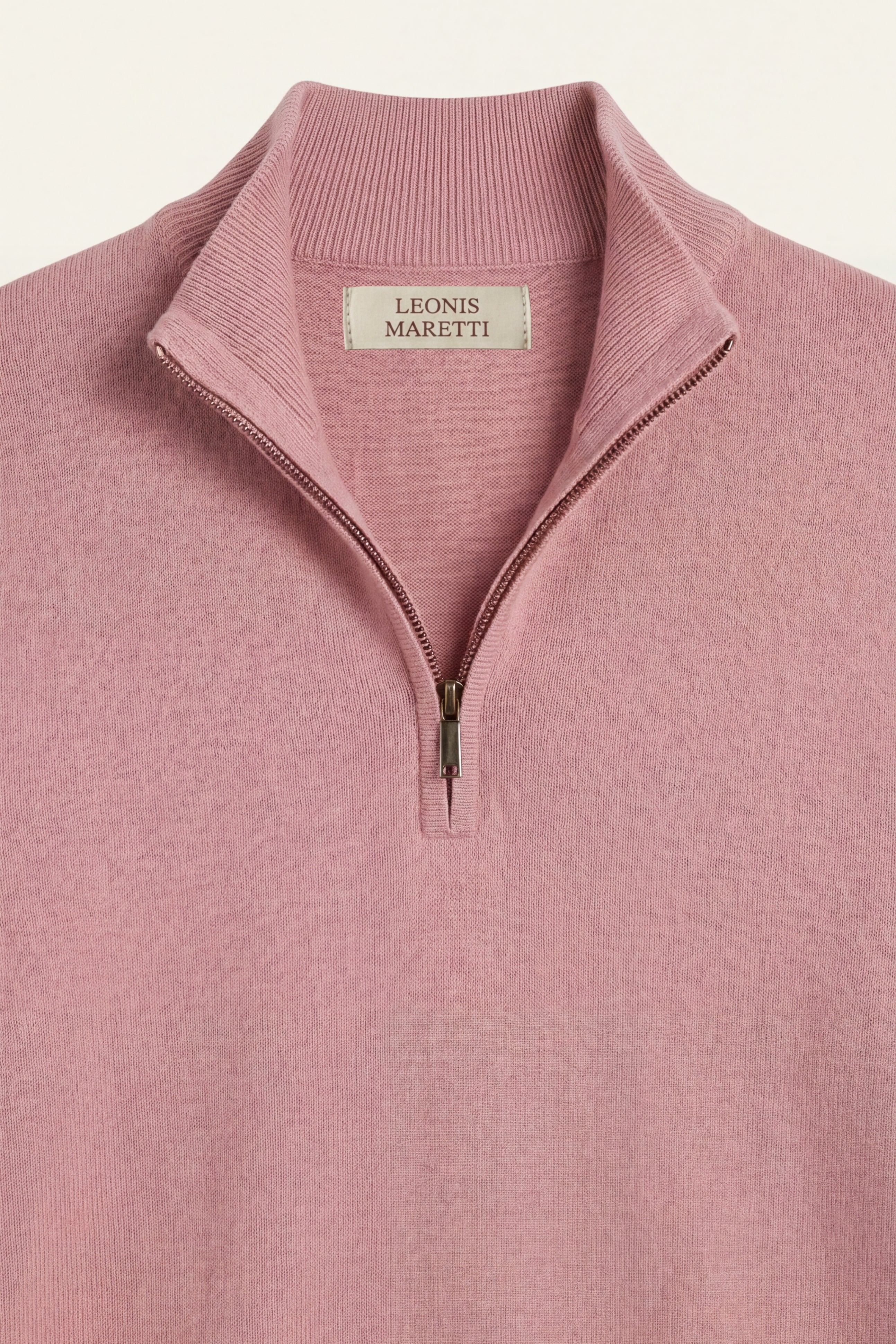 Arlino Quarter Zip Knit Pink