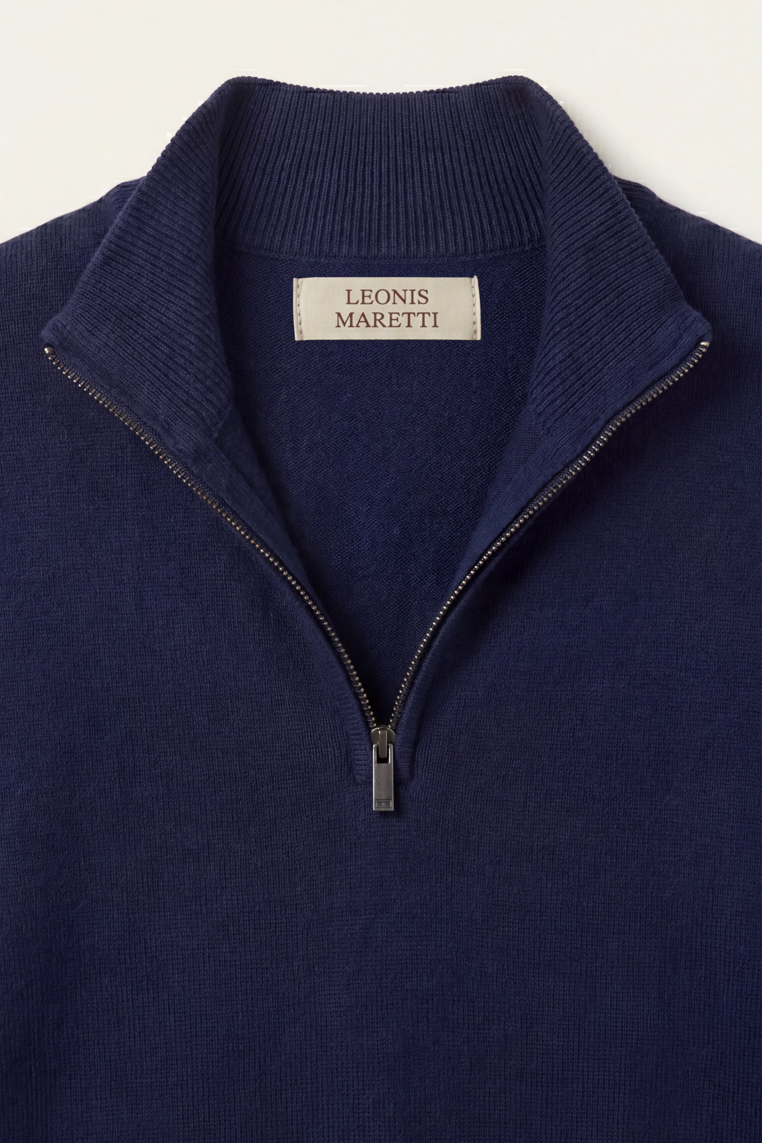 Arlino Quarter Zip Knit Navy
