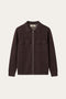 Orvello Dual-Zip Wool Cardigan Brown