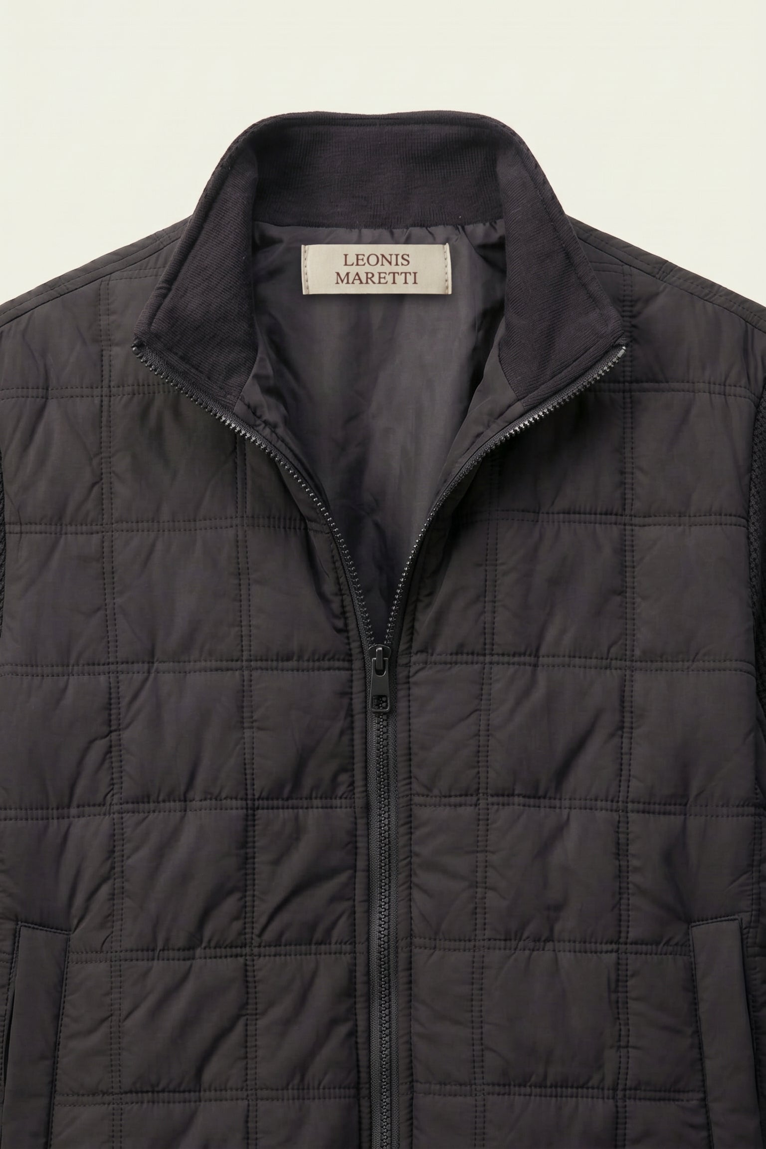 Frosinone Quilted Hybrid Jacket Black