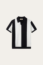 Valtero Colorblock Polo Black