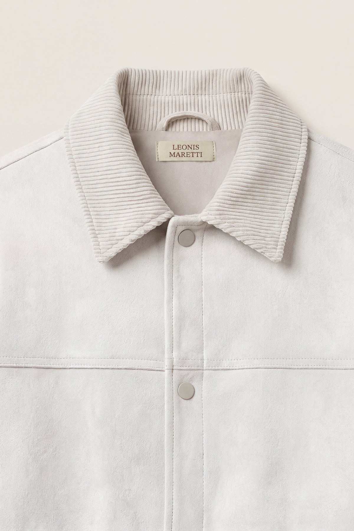 Cosenza Suede Jacket Ivory