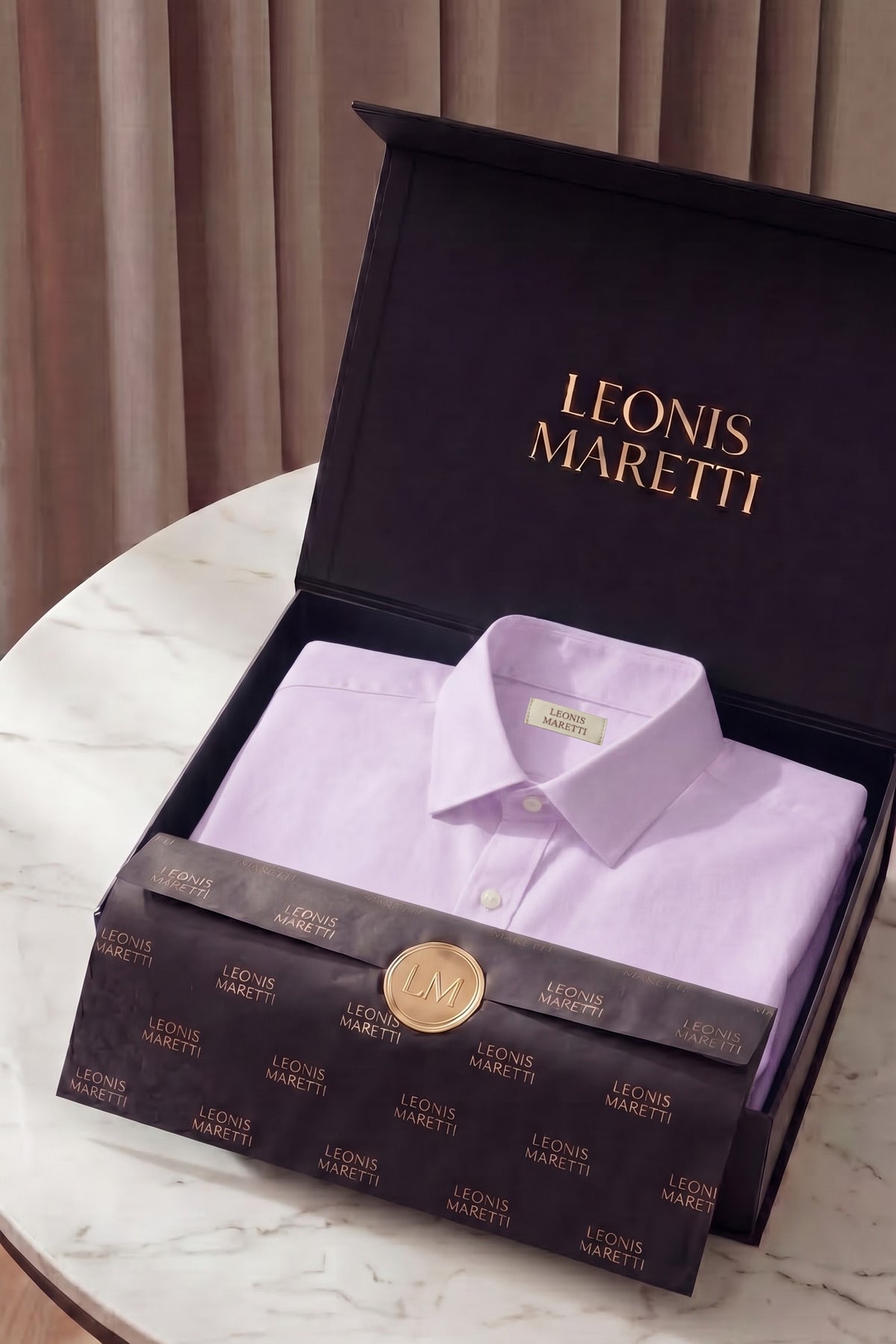 Ragusa Cotton Dress Shirt Lilac