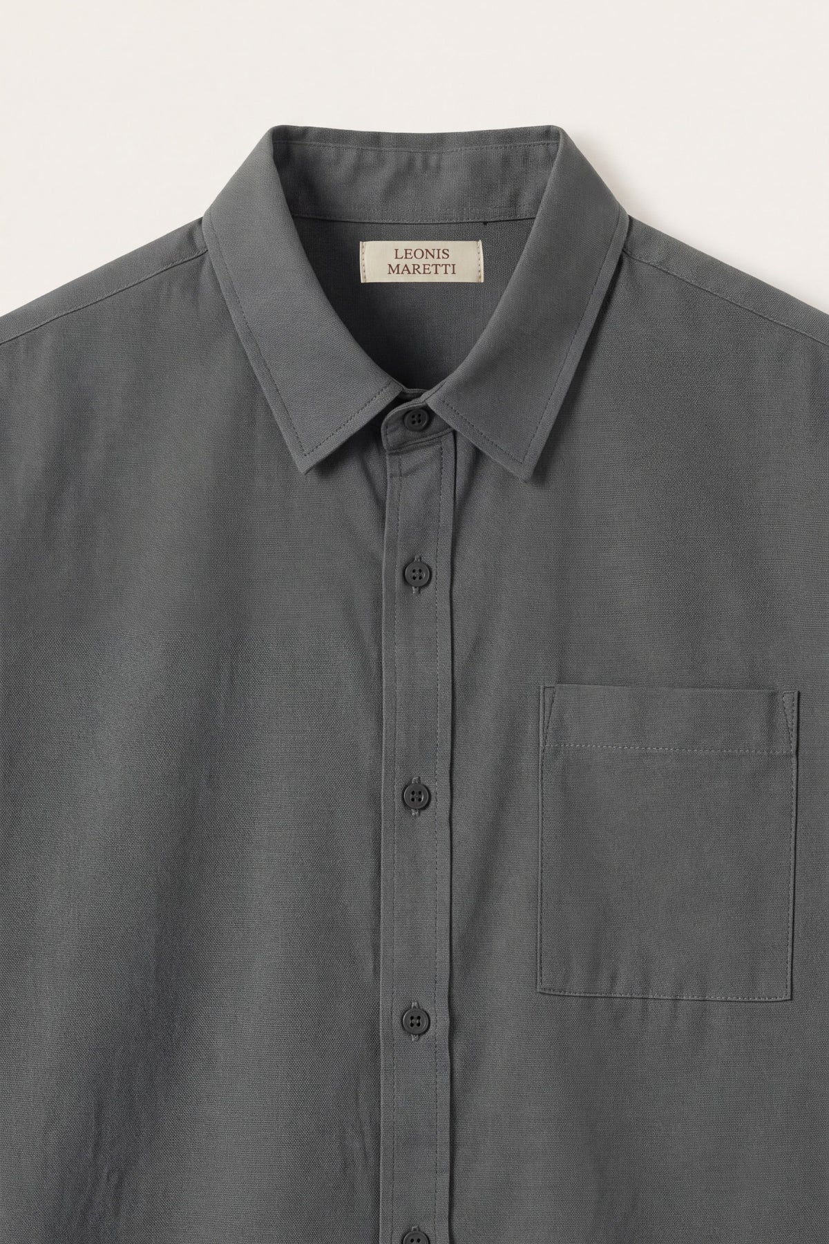 Spoleto Cotton Overshirt Dark Olive