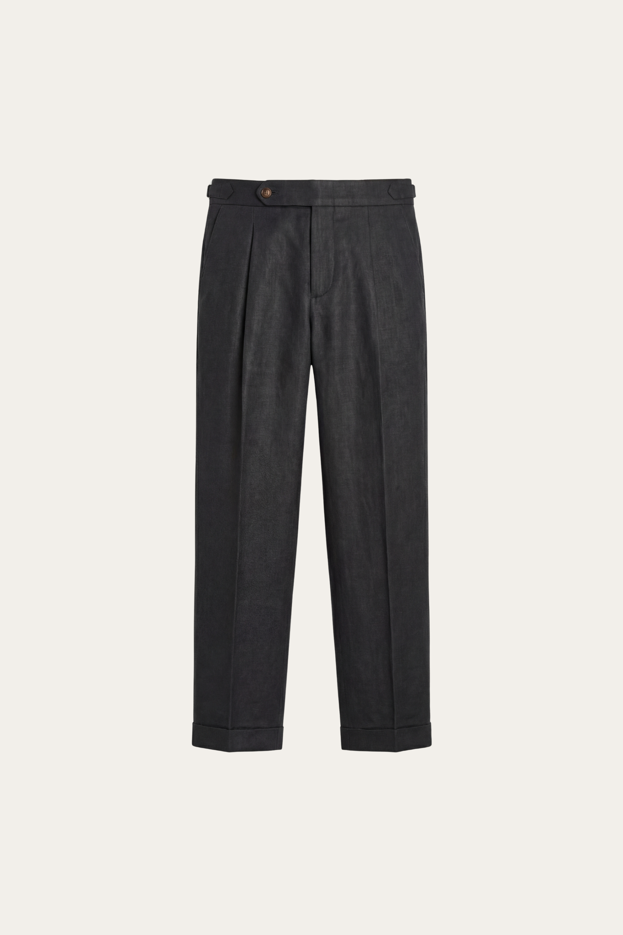 Silano Pleated Trousers Black