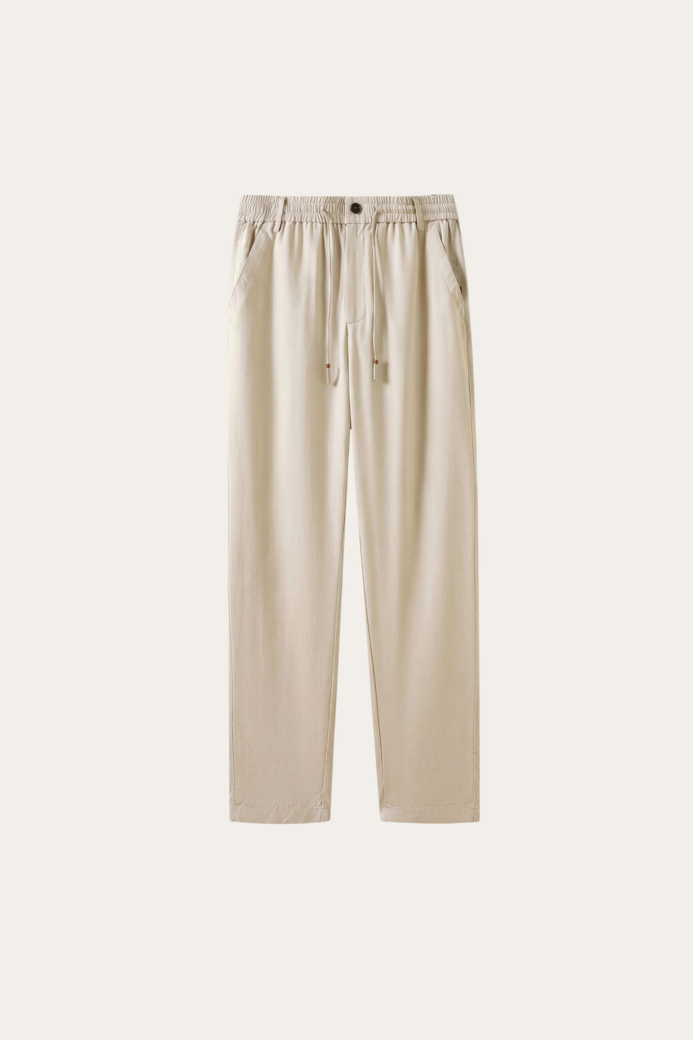 Monteria Stretch Linen Trouser Beige
