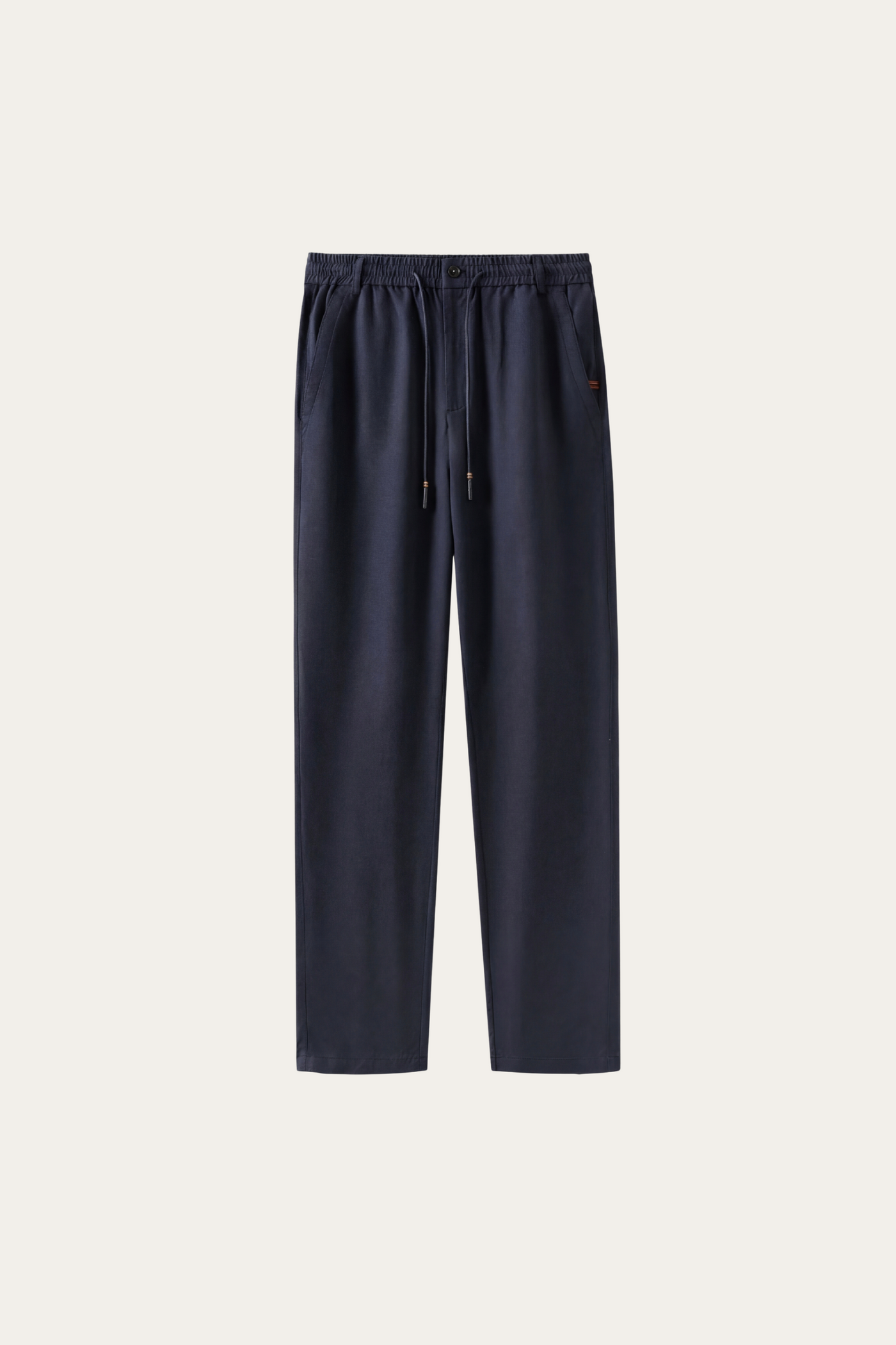 Monteria Stretch Linen Trouser Navy