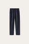 Monteria Stretch Linen Trouser Navy