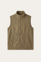 Bormio Zip Fleece Vest Khaki