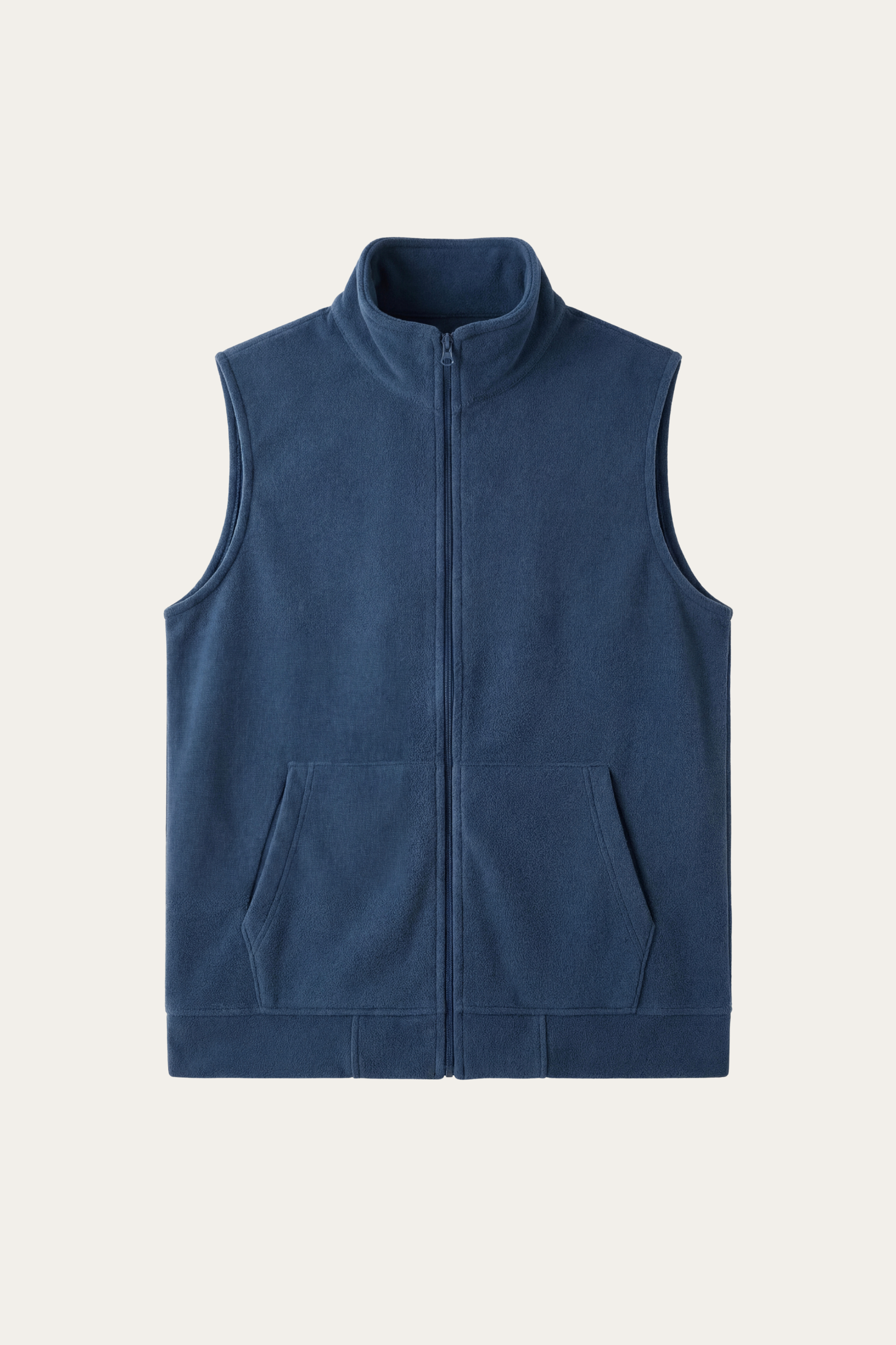Bormio Zip Fleece Vest Blue