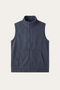 Bormio Zip Fleece Vest Blue Grey