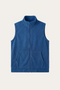 Bormio Zip Fleece Vest Royal Blue