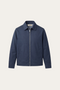 Pietro Lightweight Zip Jacket Blue