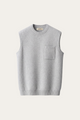 Nerio Extra-Fine Crew Vest Grey