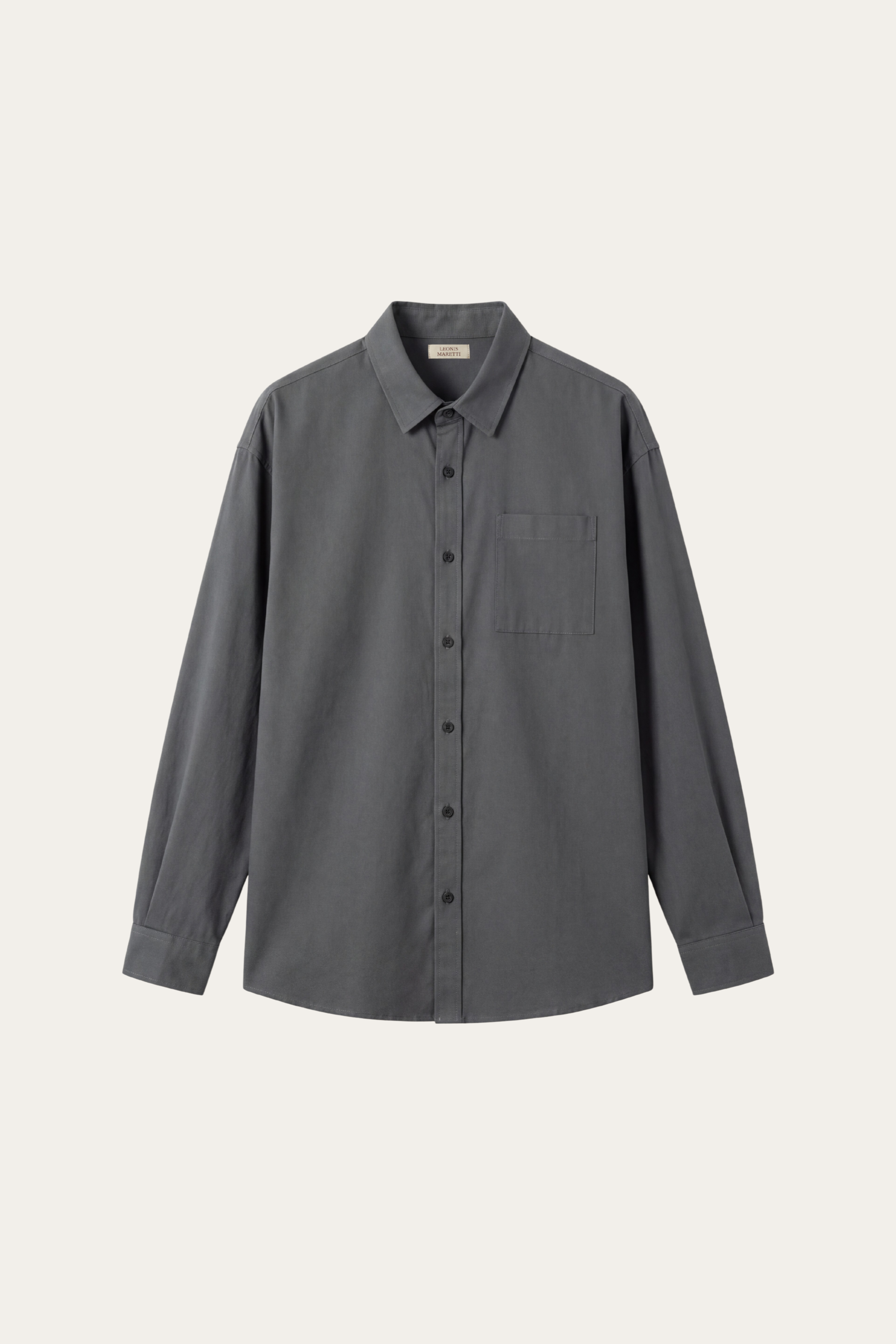 Spoleto Cotton Overshirt Dark Olive