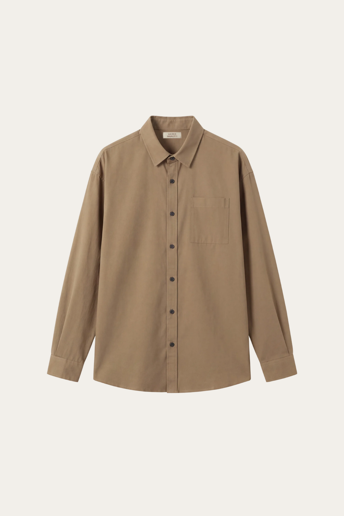 Spoleto Cotton Overshirt Khaki