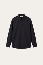 Spoleto Cotton Overshirt Black